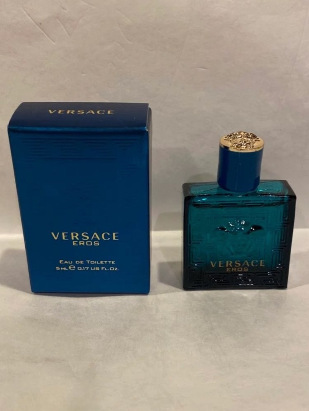 Versace Eros Pour Homme Mini Travel Collector Size 0.17oz